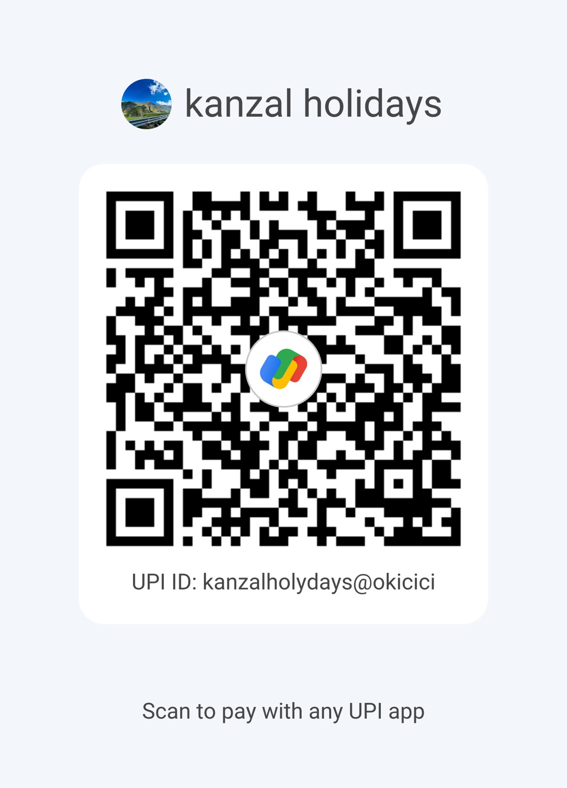 Payment QR code